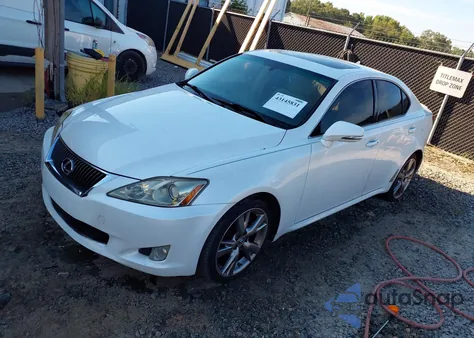 2010 Lexus Is 250 z USA, uszkodzony, nr VIN JTHBF5C2XA5118657